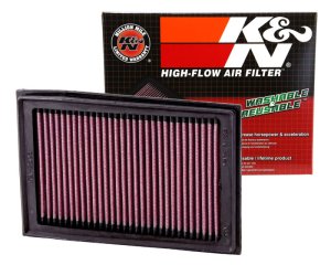 Kawasaki Ninja 250R Engine Air Filter - K&N Engineering - Direct Fit High-Flow Replacement - `08-`12